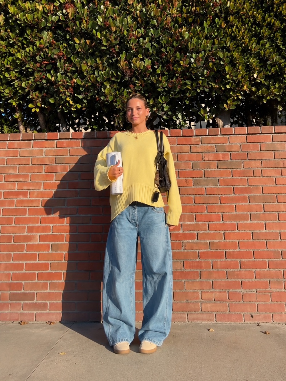 ZARA BNWT ASYMMETRIC KNIT SWEATER. YELLOW 6771/017/300